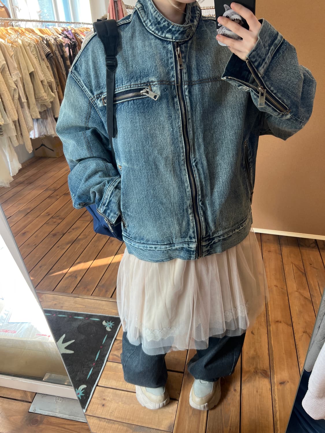 데님 오버 자켓 상품이미지2