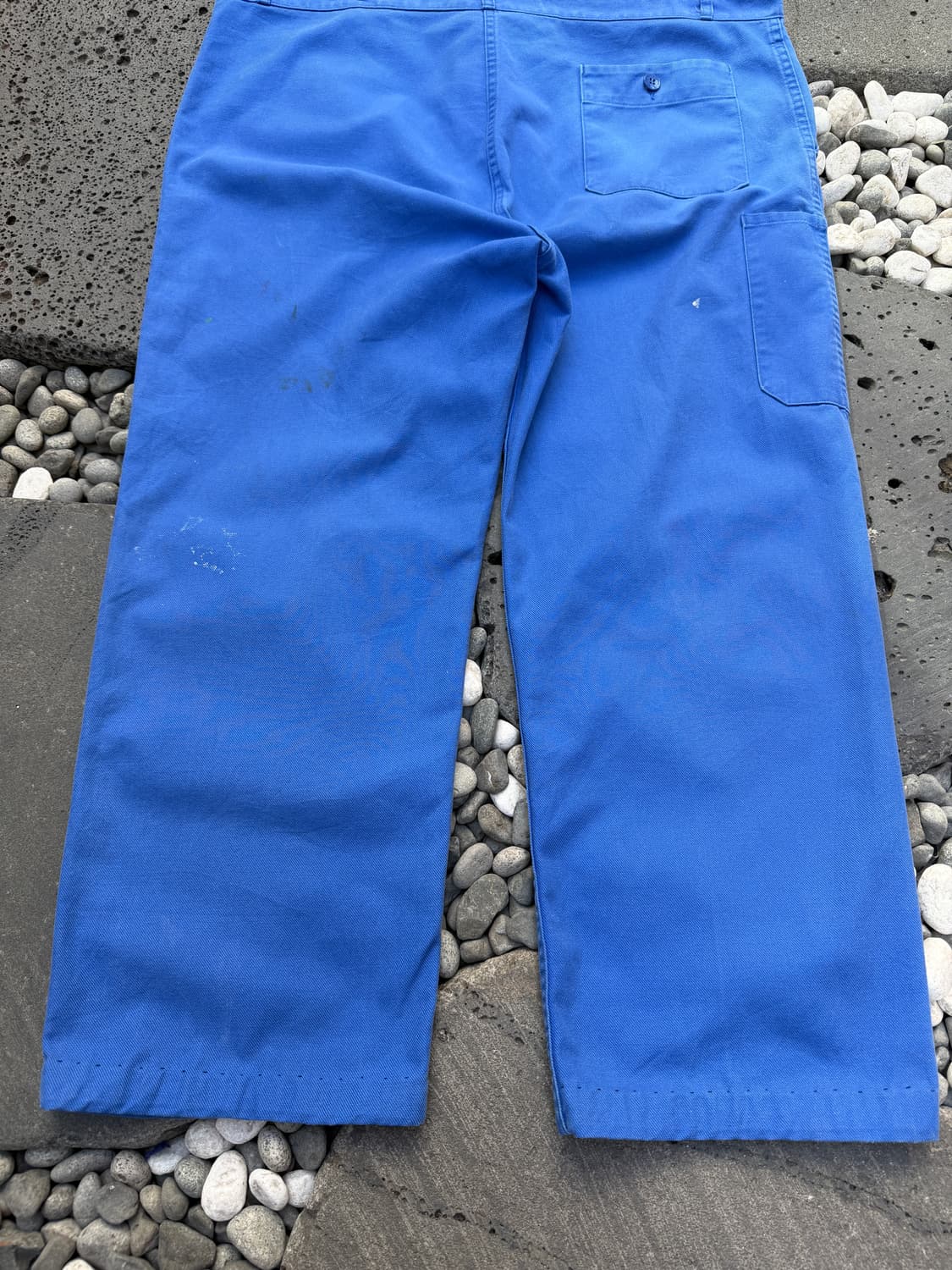 1970s FADED WASHED BLUE 빈티지 프렌치 워크팬츠 상품이미지10