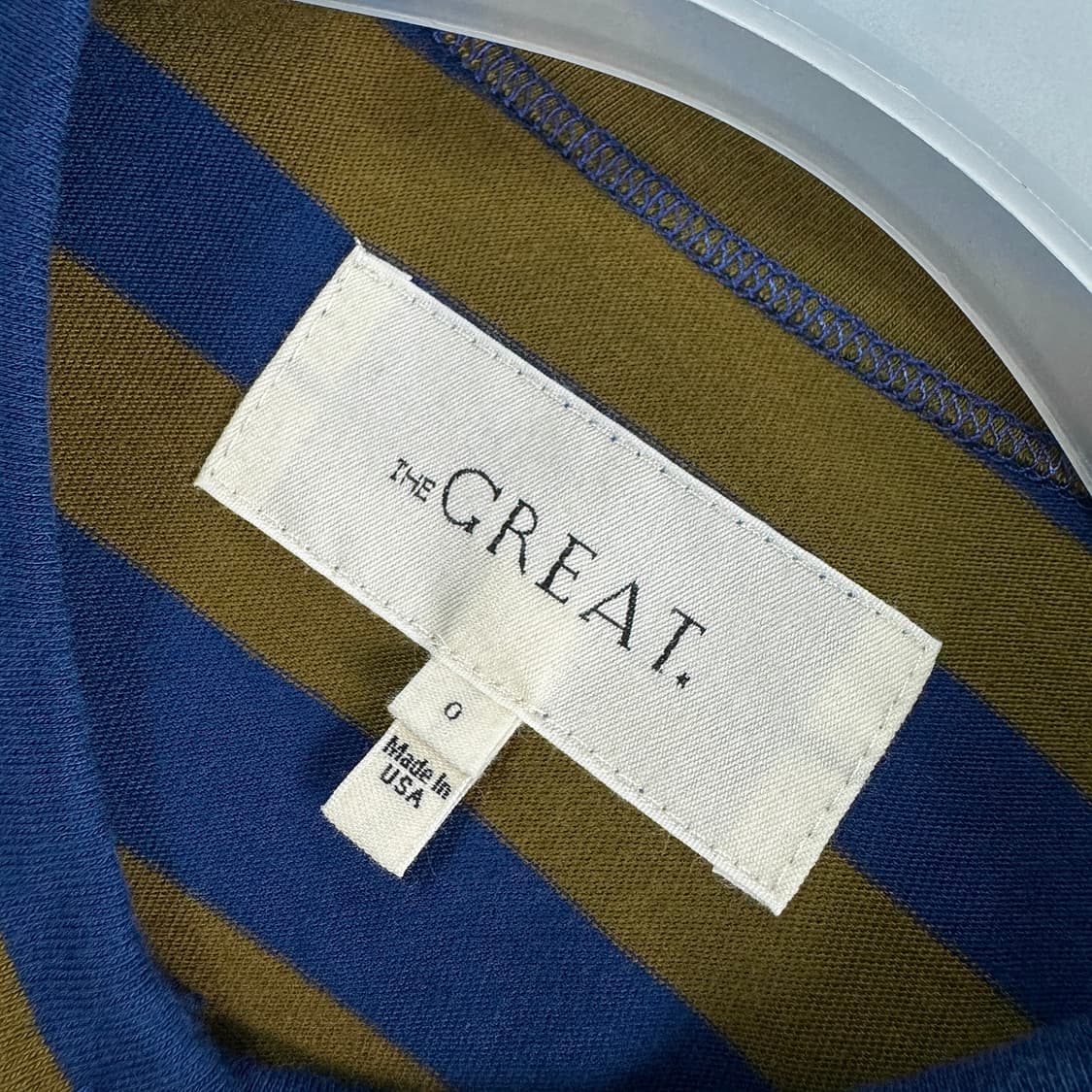 더그레잇 스트라이프 헨리넥 티셔츠 상품이미지2