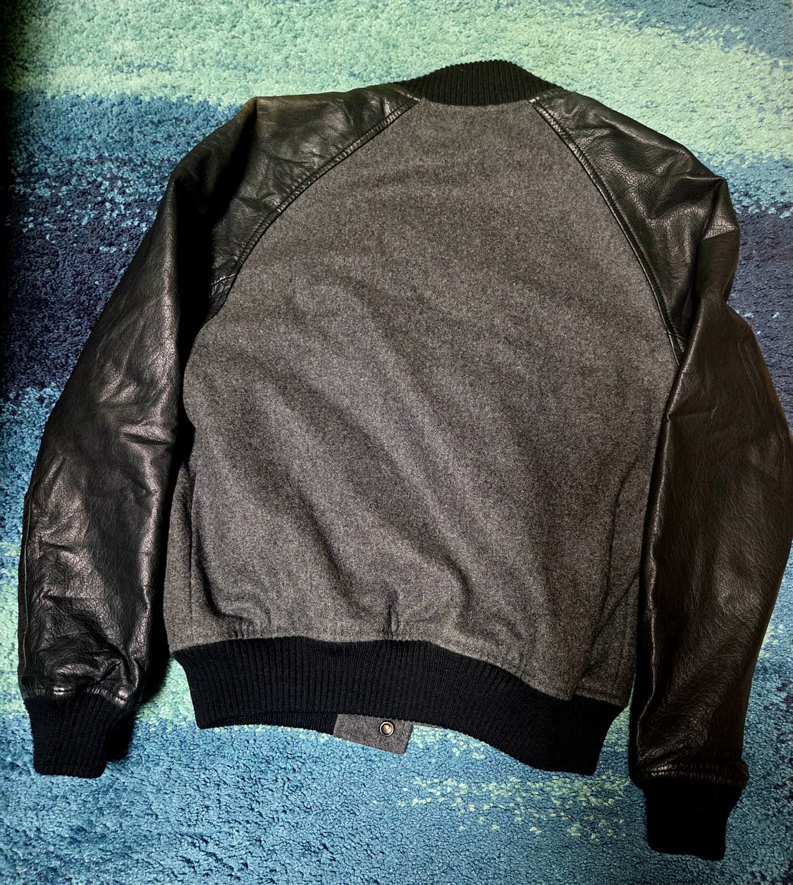 택포)GAP BUFFALO LEATHER SLEEVE BASEBALL 상품이미지2