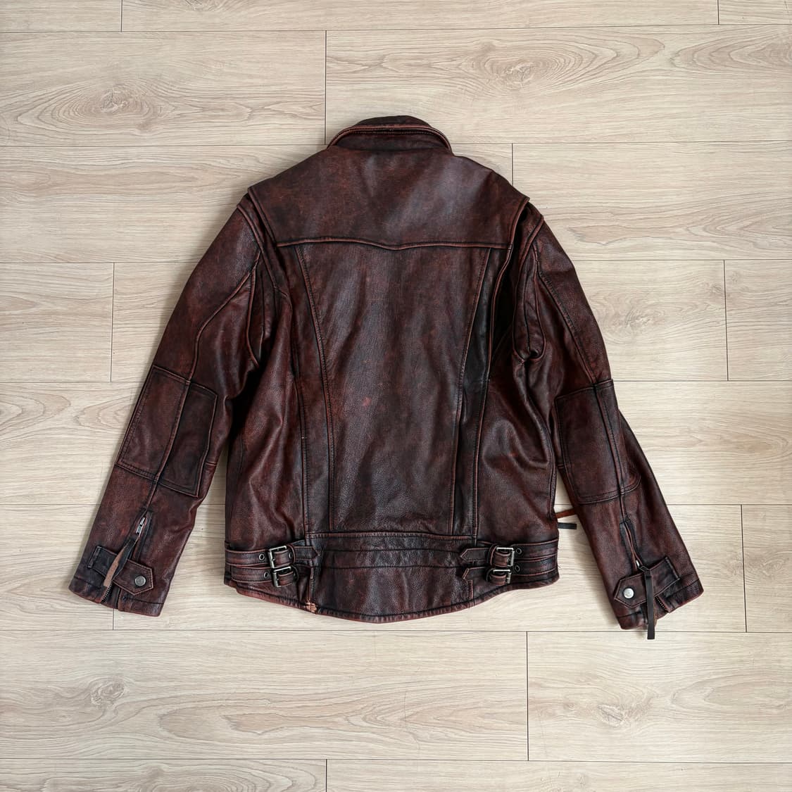 Fortime 빈티지 소가죽레더자켓  상품이미지4