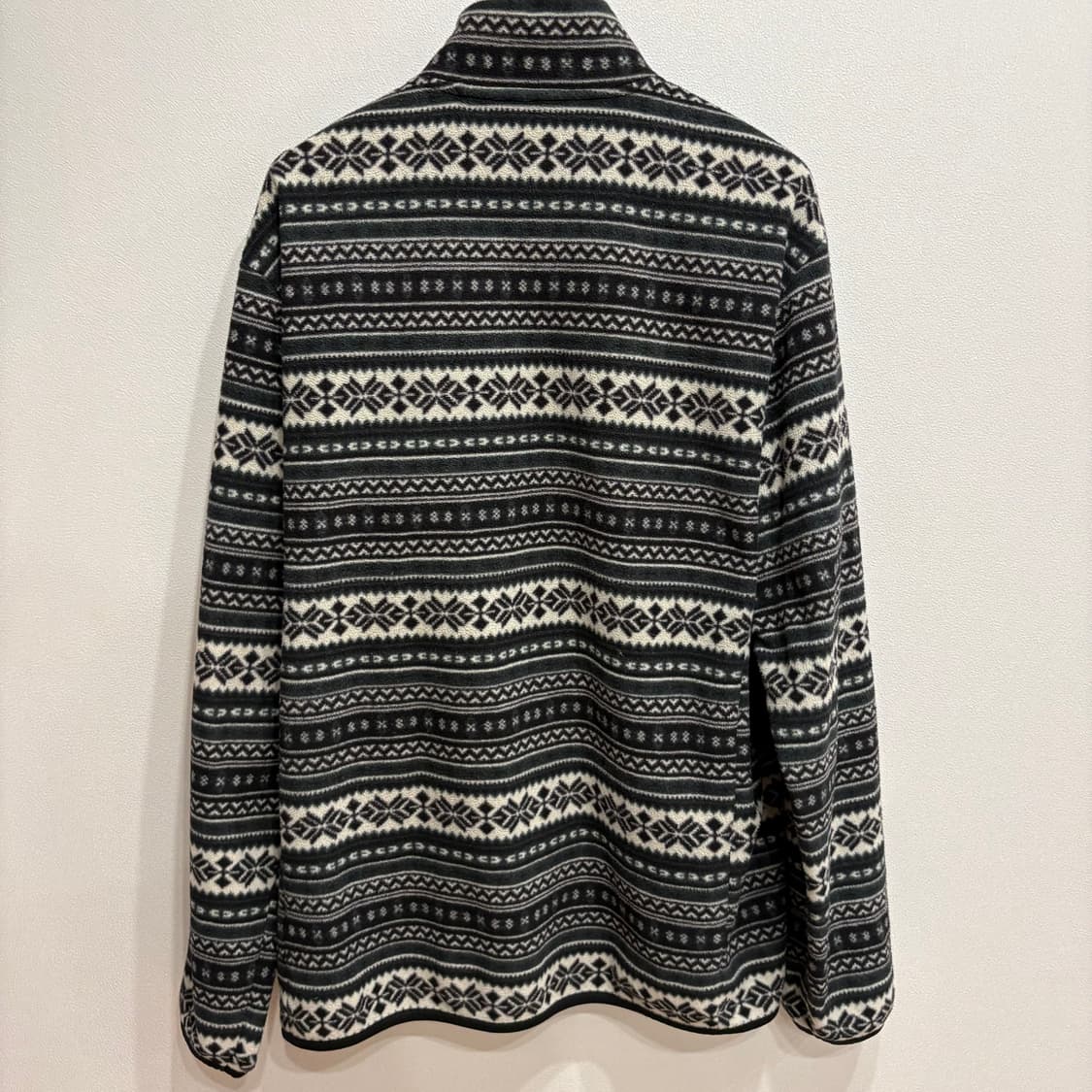 유니클로 노르딕 패턴 후리스 집업 자켓 L 상품이미지5