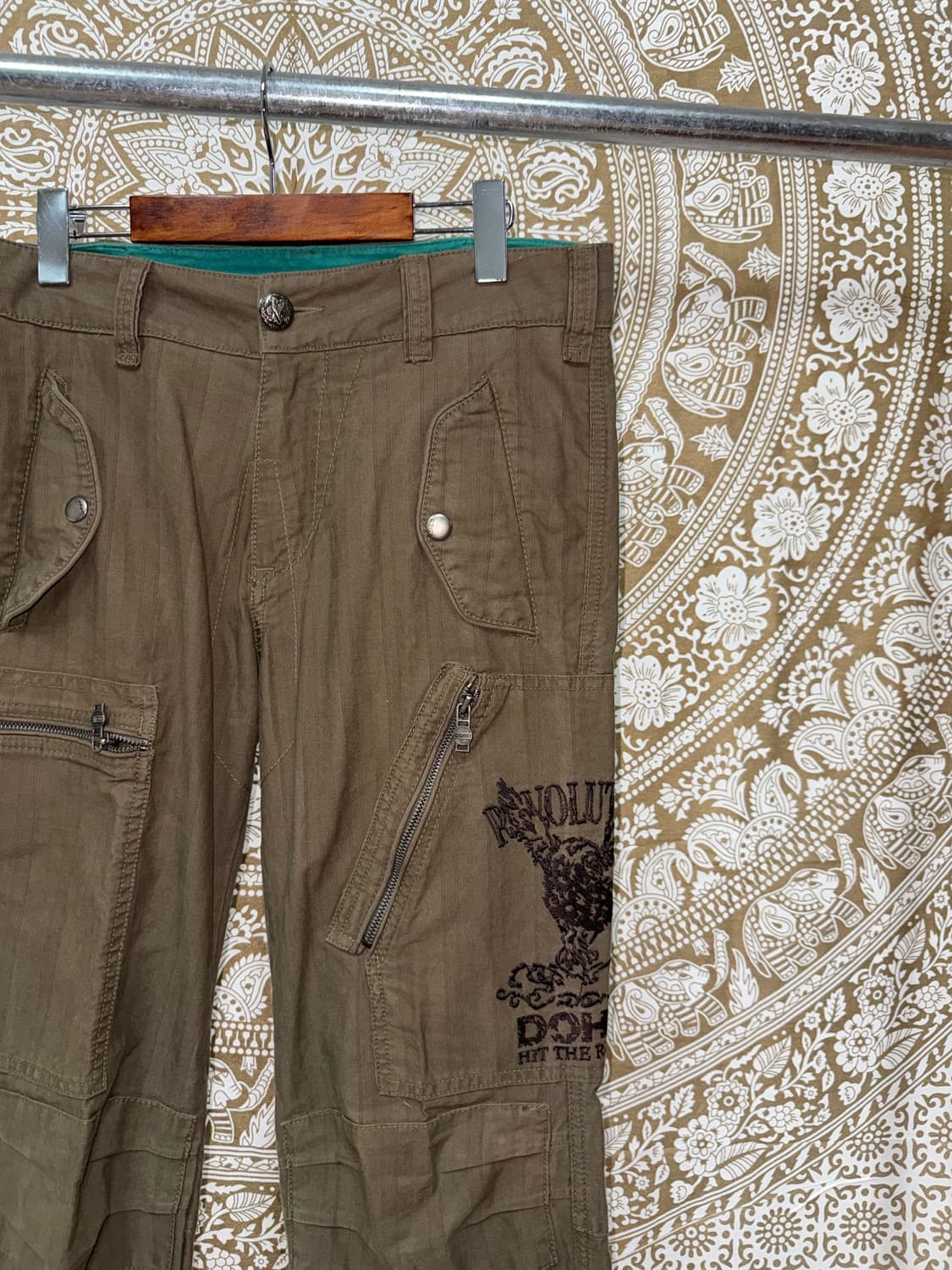 Dohc 빈티지 자수 카고팬츠  상품이미지4