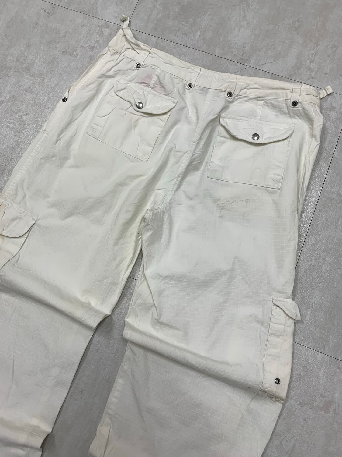 Newyork company 화이트 카고 팬츠 #447 상품이미지8