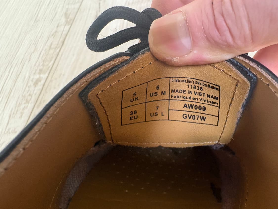 닥터마틴 1461 3홀 스무스 240 상품이미지7