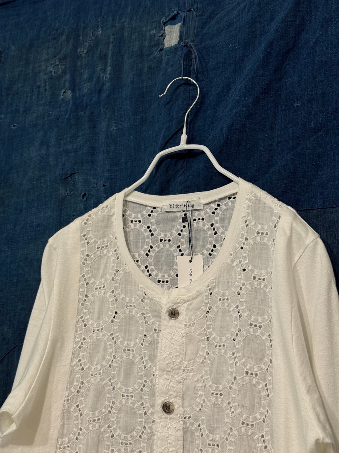 44-55) Yohji Yamamoto White Garden Tunic 상품이미지3