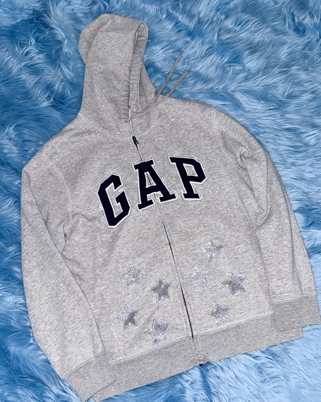 GAP 큐빅 커스텀 후드집업 상품이미지2