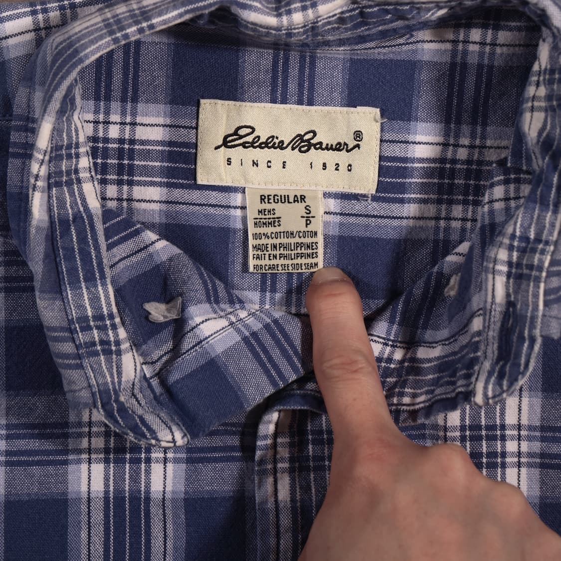 에디바우어 헤비코튼 체크셔츠 상품이미지5