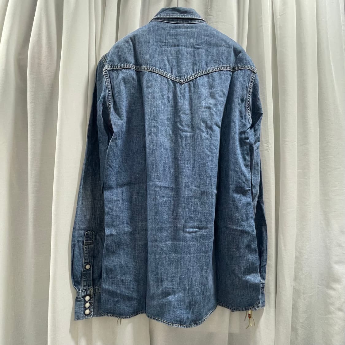 레미릴리프/ 데님 웨스턴 셔츠/ L 상품이미지2