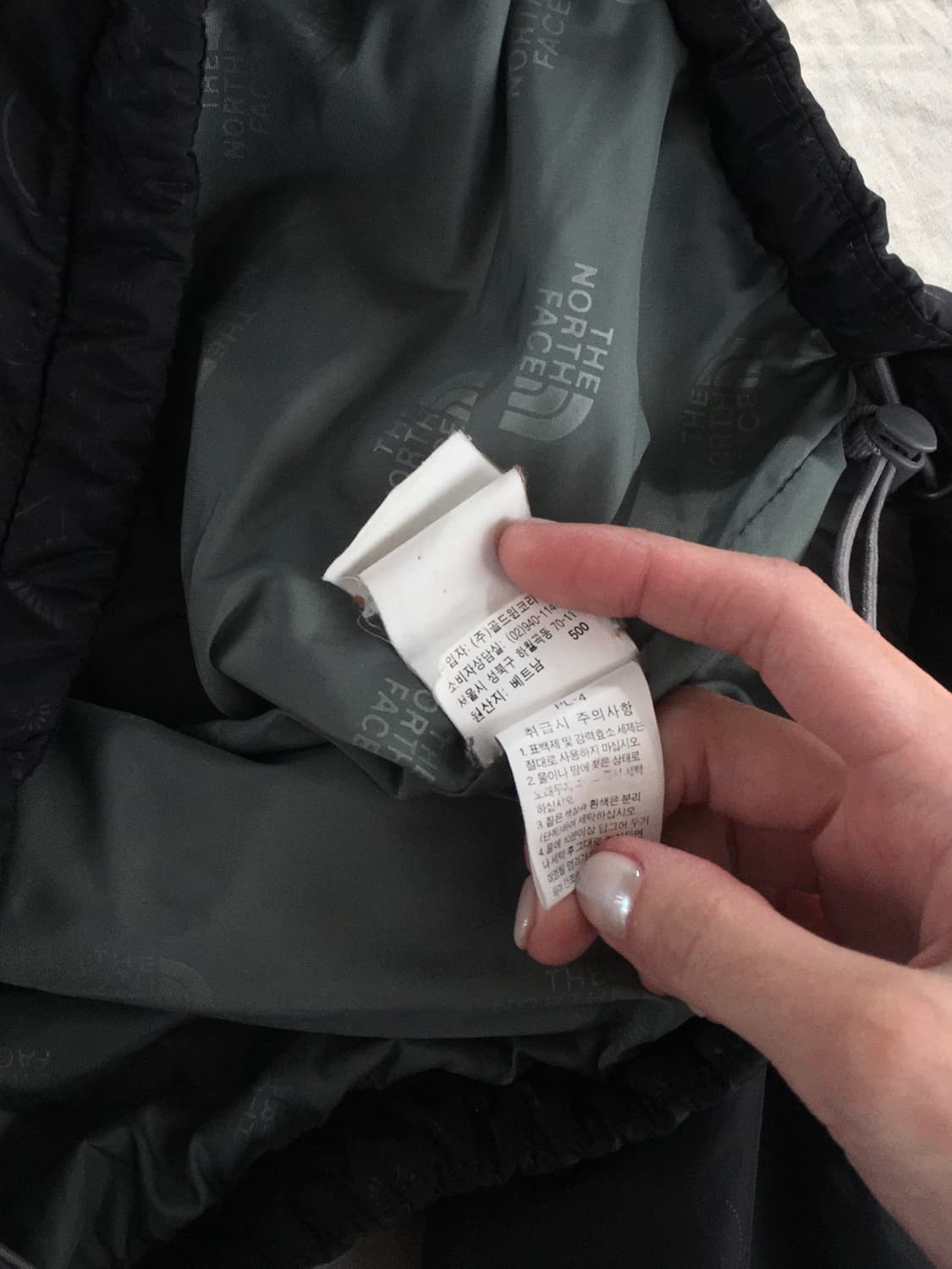 노스페이스 가슴로고 패턴패딩 상품이미지6