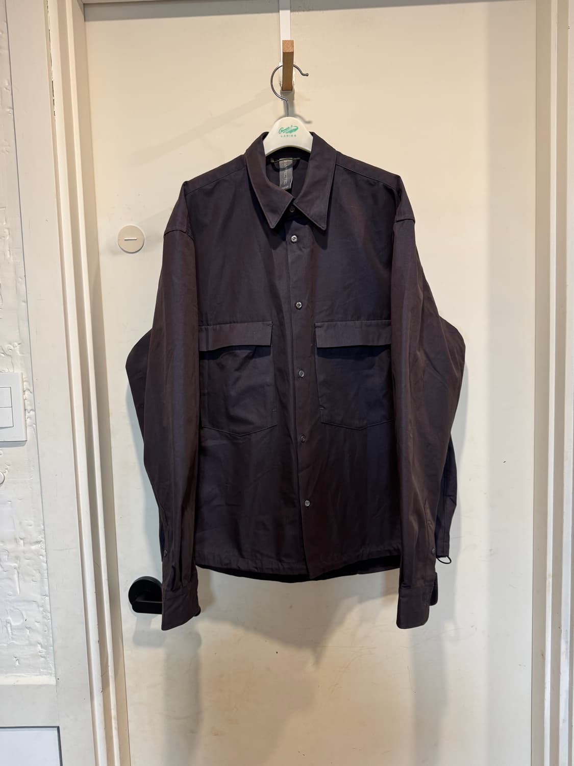 언어펙티드 스트링 오버사이즈 셔츠  상품이미지1