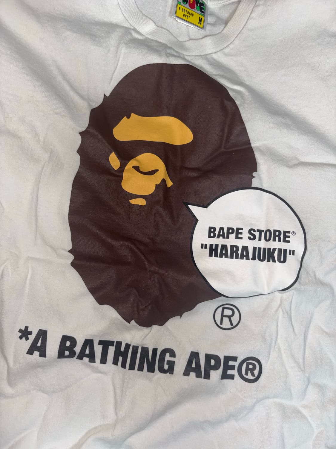 bape 하라주쿠 반팔티 M 상품이미지2