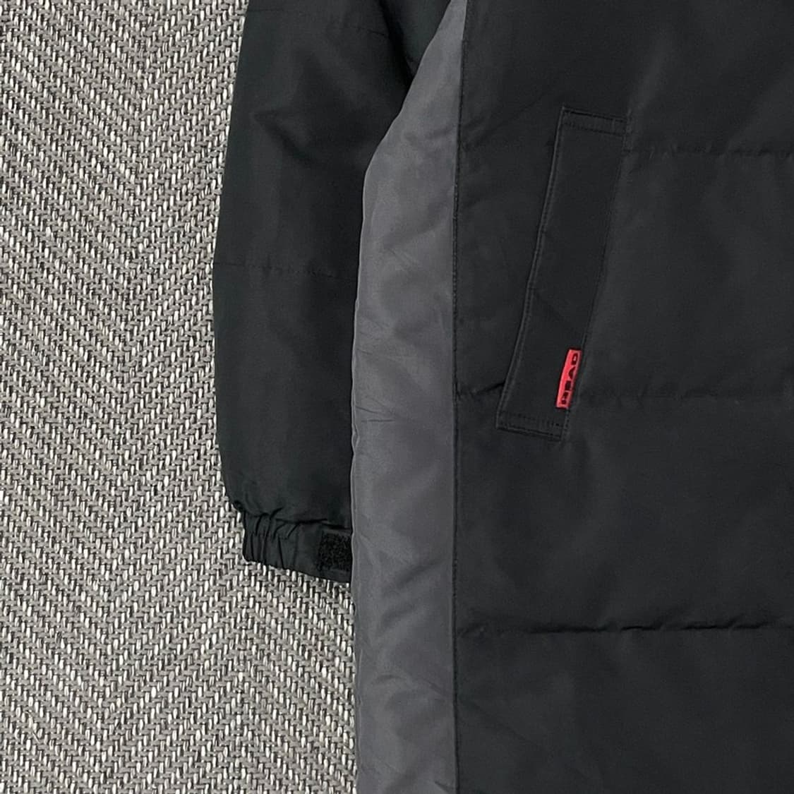 헤드 자수 로고 패딩 v0135 상품이미지4