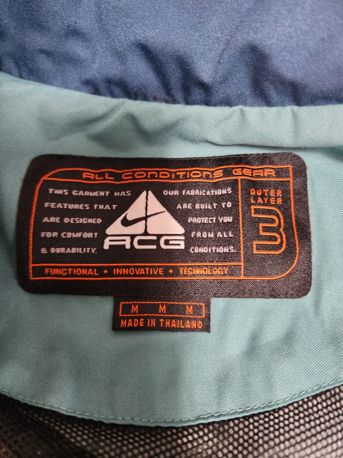 나이키 ACG 아이스 블루 아웃도어 마운틴 후드 자켓 상품이미지5