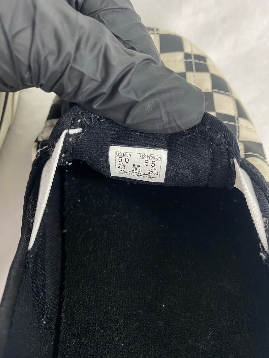 반스 체커보드 패딩 슬립온 230 <48> 상품이미지7