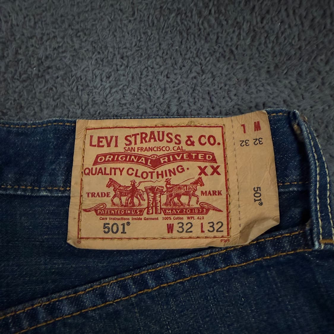 [ 정품/32 ] 리바이스 501 데님 청바지 상품이미지5
