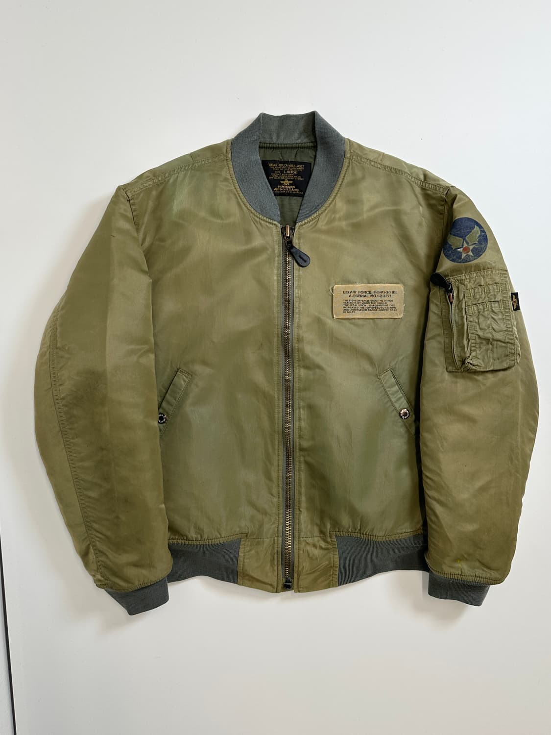 L)펜타곤 미군 에어포스 ma-1 항공점퍼  상품이미지1