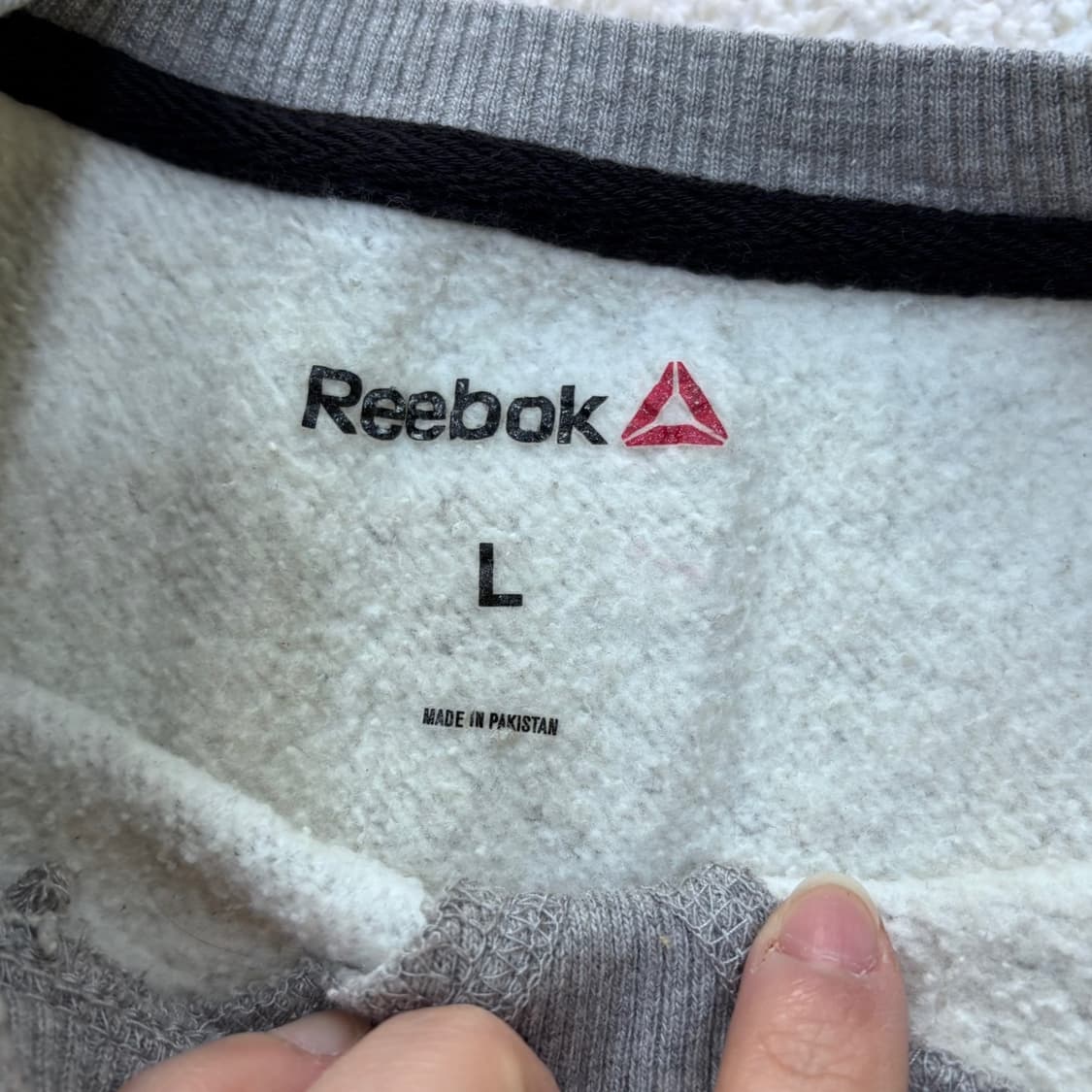 L 리복 스몰로고 맨투맨 티셔츠 0320E 상품이미지3