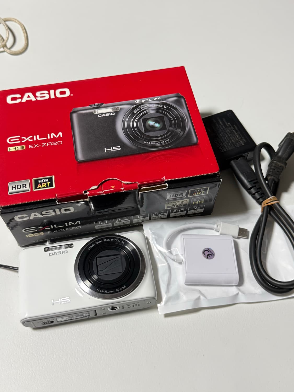 뽀용 빈티지 디카 풀 박스 카시오 엑슬림 ex-zr20 상품이미지2