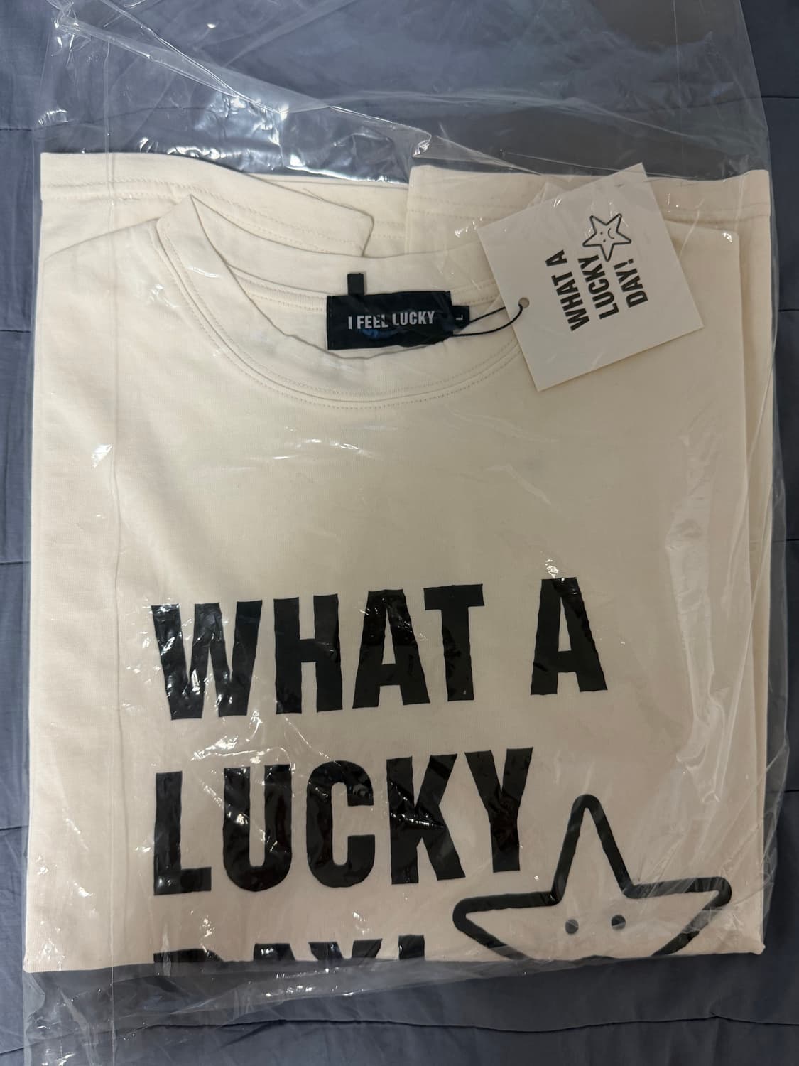 ifeeellucky 반팔 새상품 라지/아이필럭키 상품이미지2