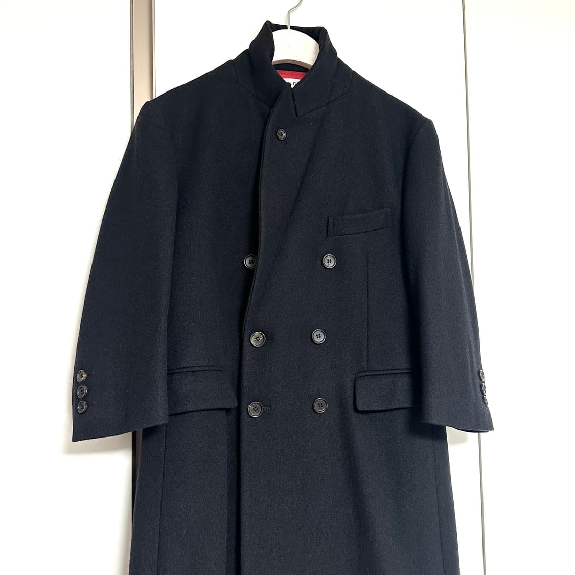 꼼데가르송 울 코트 블랙 상품이미지2