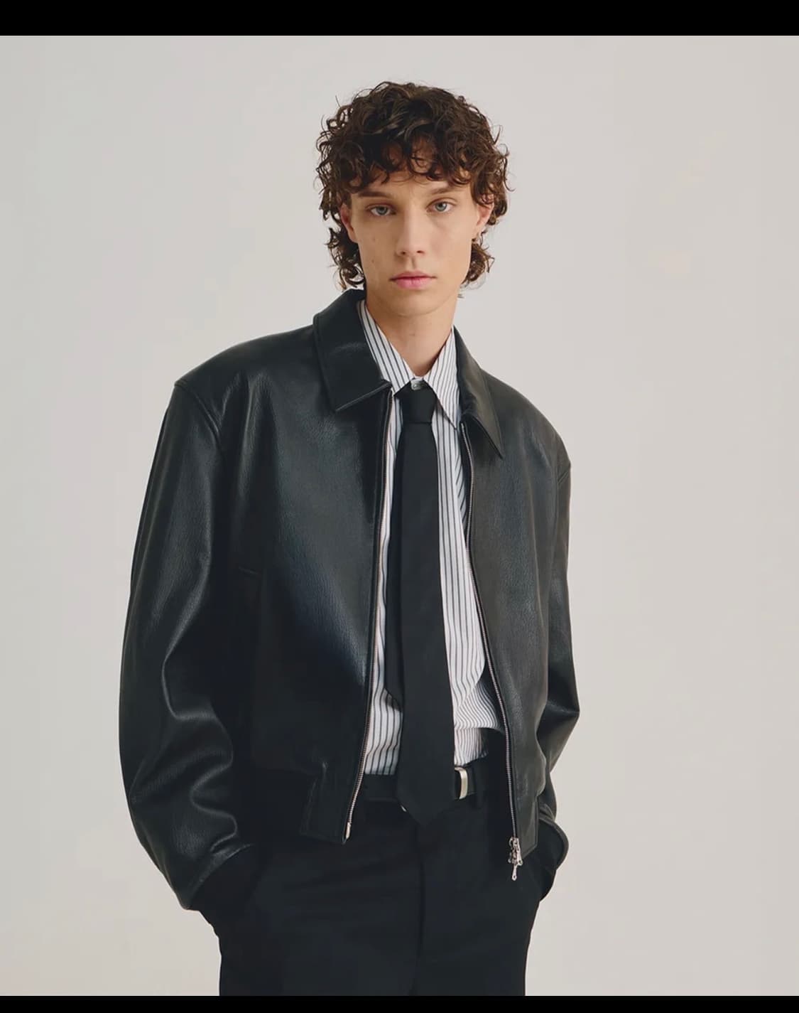 엘무드 고트레더 블루종 48사이즈 상품이미지1