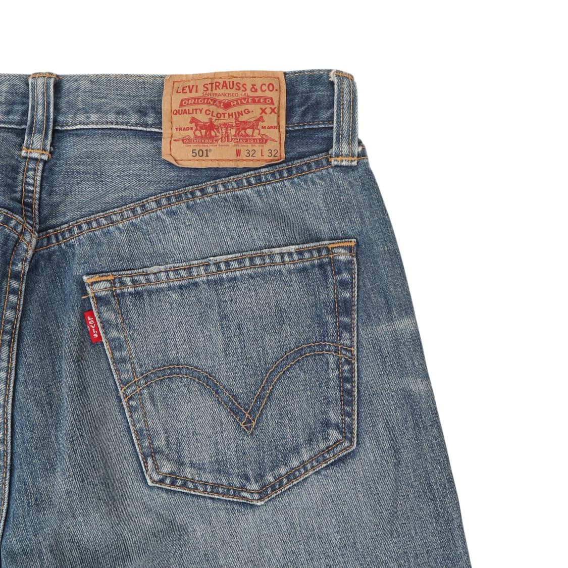 리바이스 501 스트레이트 레그 버튼플라이 데님팬츠 상품이미지3