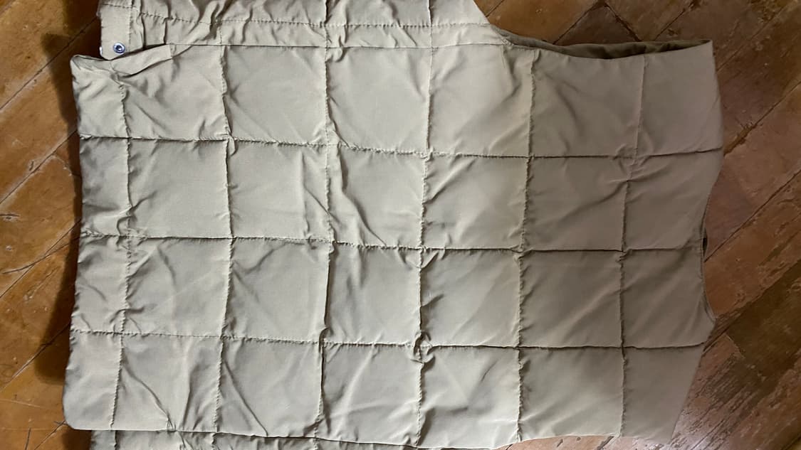 후아유 캘리포니아 남성 베이지 패딩조끼 XL 상품이미지5