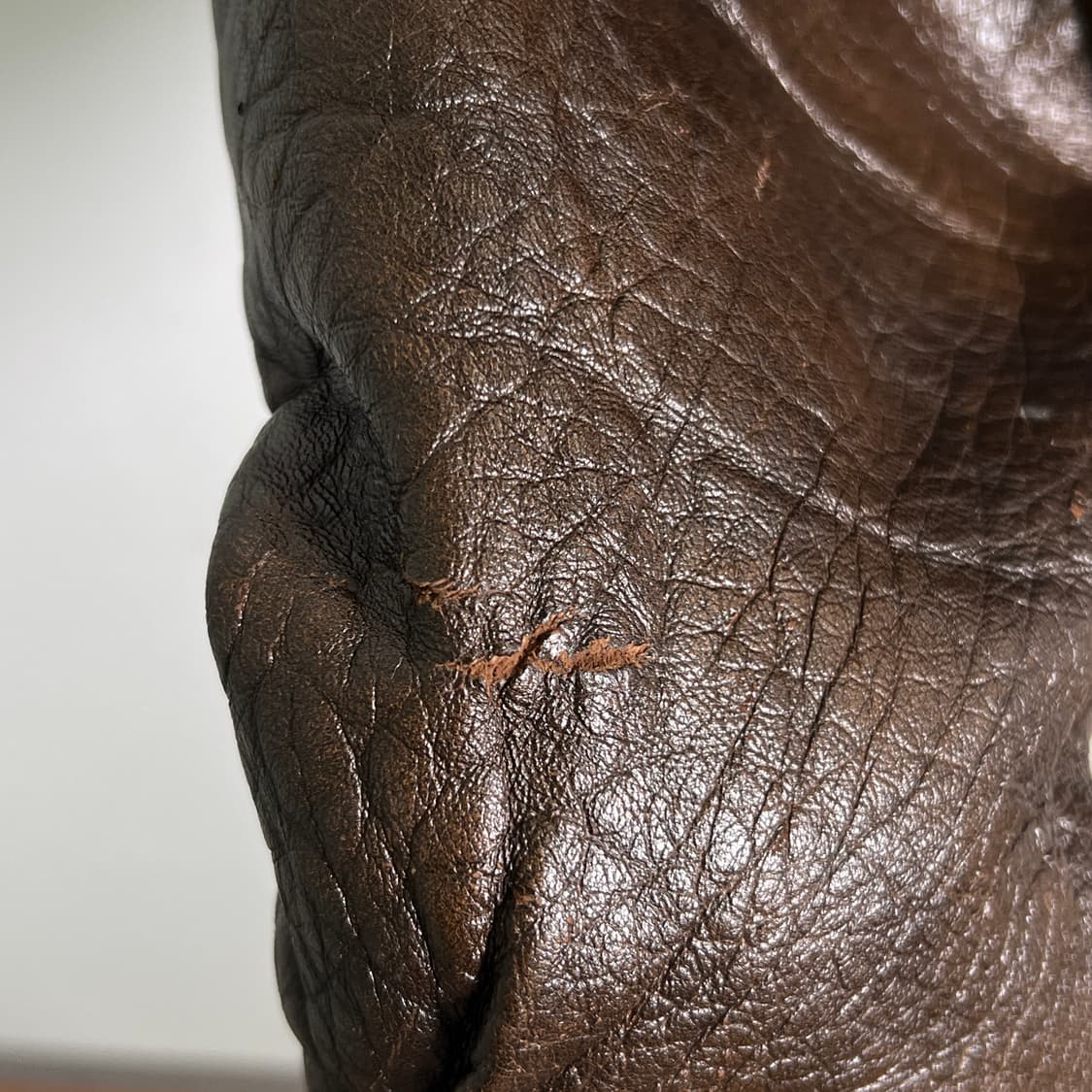 VTG 빈티지 브라운 A-2 양가죽 봄버 자켓 L 상품이미지9