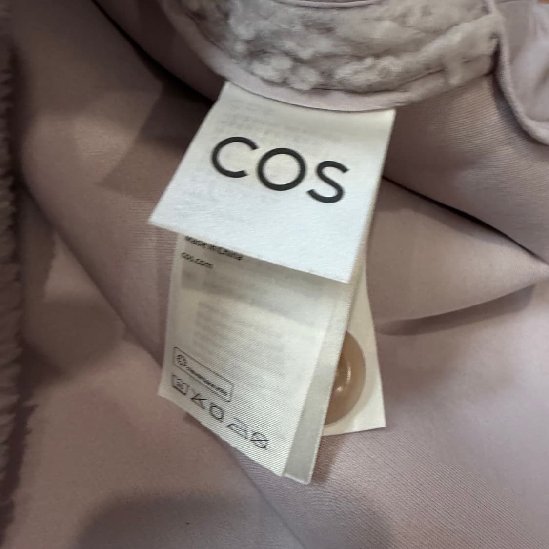 COS 라벤더 플리스 자켓 상품이미지4
