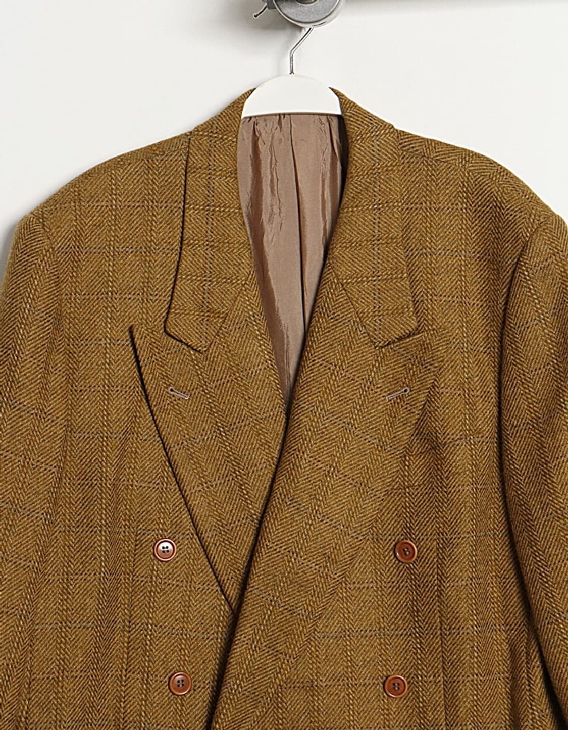 90's valentino garavani Check Wool Blaze 상품이미지2