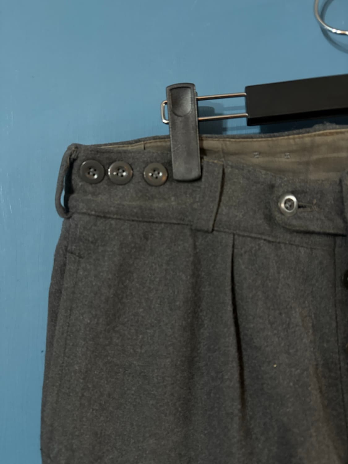 50’s Swedish army Gray Wool Cargo Pant. 상품이미지3