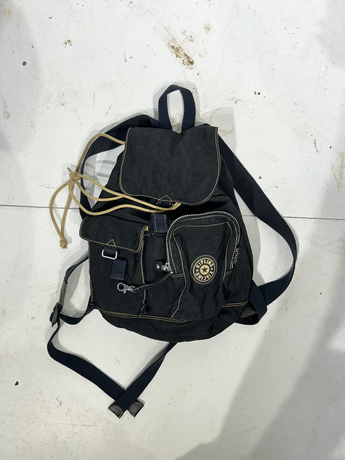 키플리 블랙 복조리 y2k 키치 미니 백팩 가방  상품이미지4