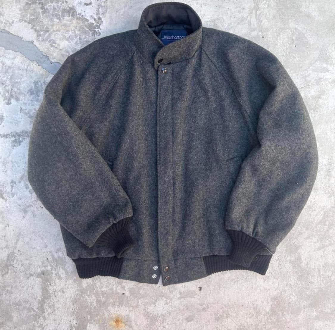 vintage wool bomber jacket 상품이미지1