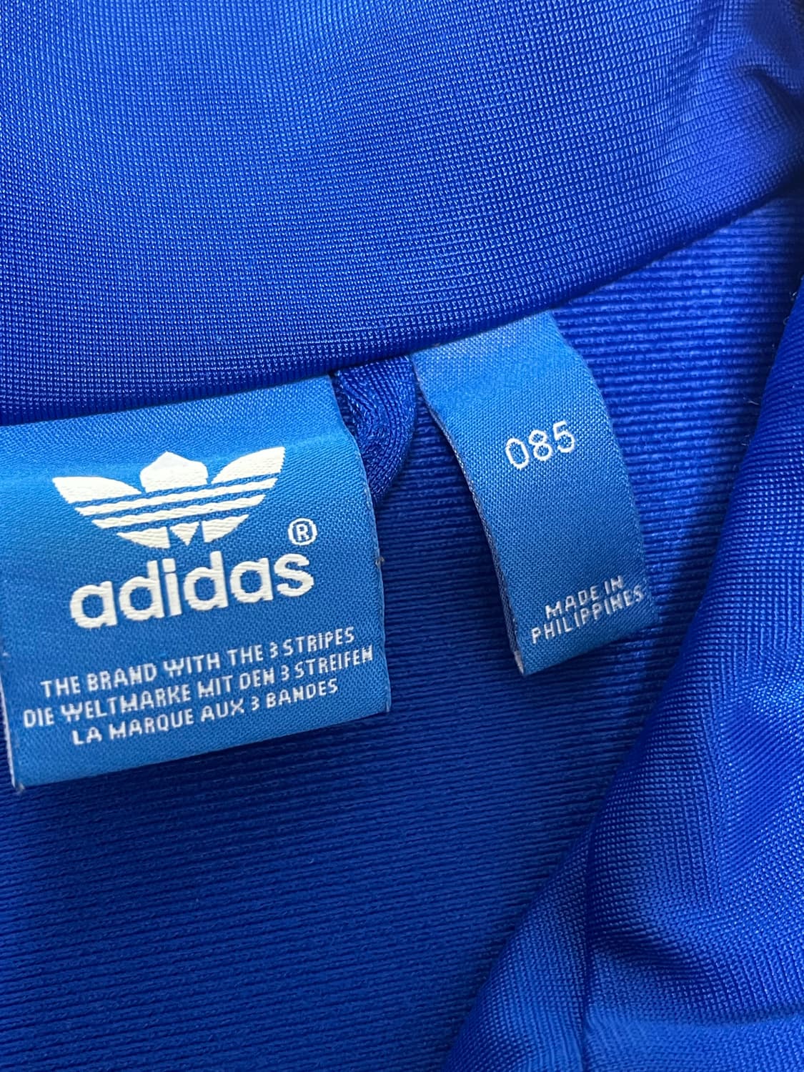XS/85)대대장 아디다스 파이어버드 블루/핑크 빅로고 파이어버드 트랙탑 상품이미지3