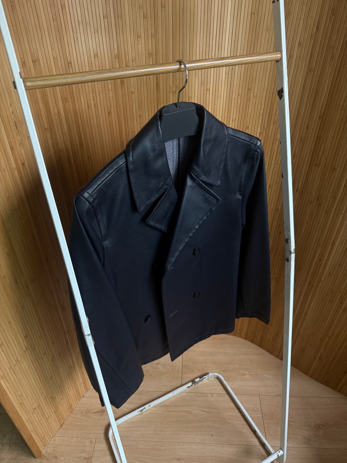 cos 코티드 데님 피코트 48 상품이미지5