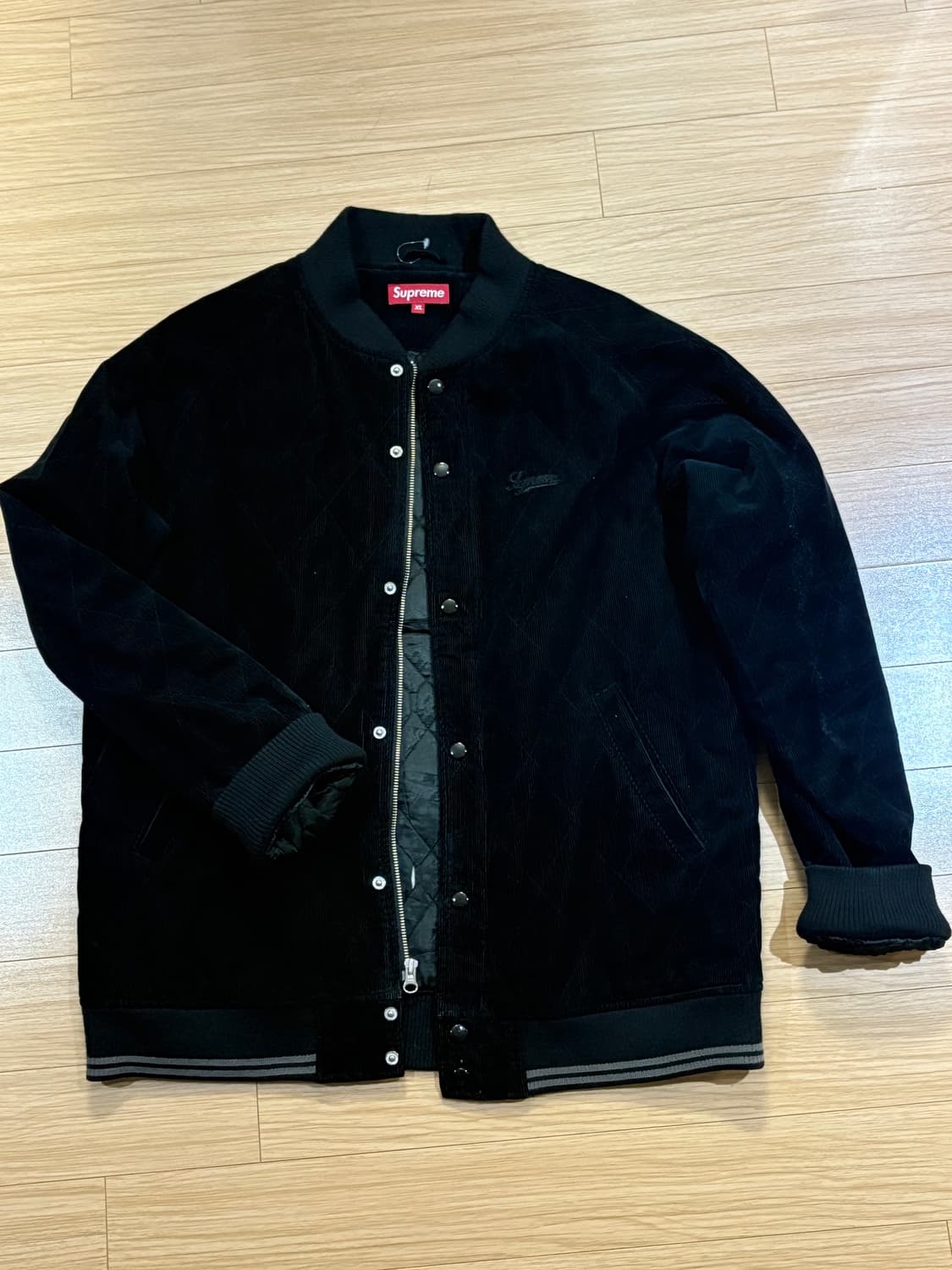 슈프림 코듀로이 바시티 자켓 상품이미지1