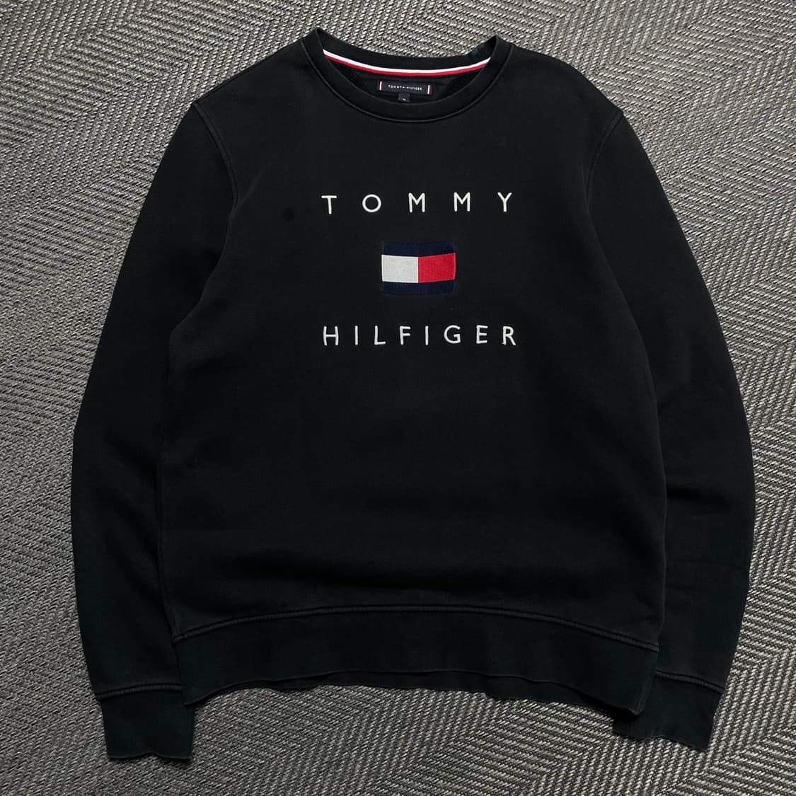 타미힐피거 자수 빅로고 박시핏 맨투맨o 5249 상품이미지1