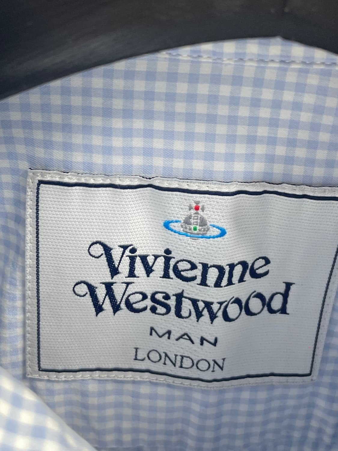 비비안 웨스트우드 맨 깅엄체크 셔츠 (on.738) 상품이미지6