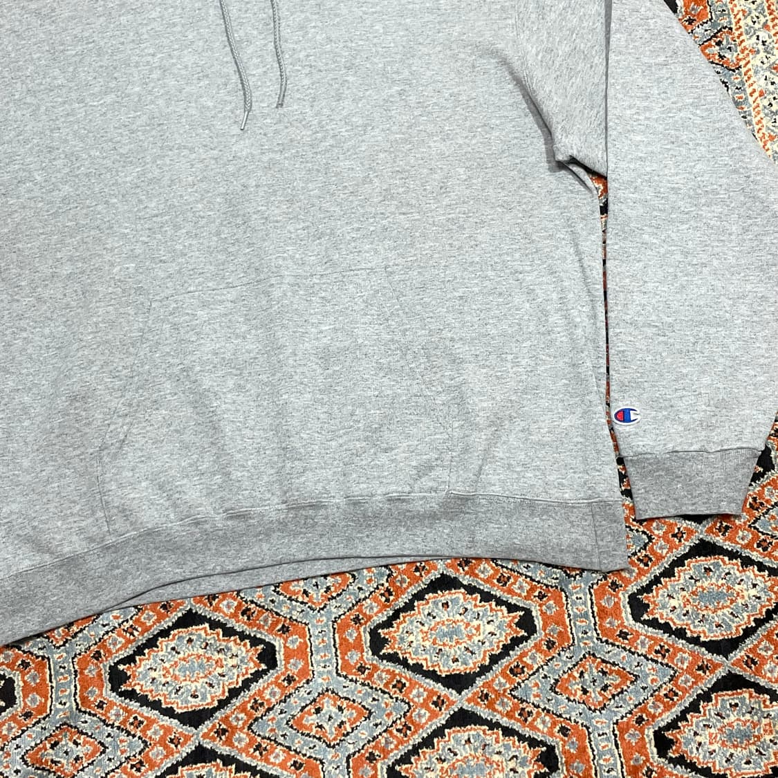 챔피온 그레이 무지 후드티셔츠 남성3XL 상품이미지3