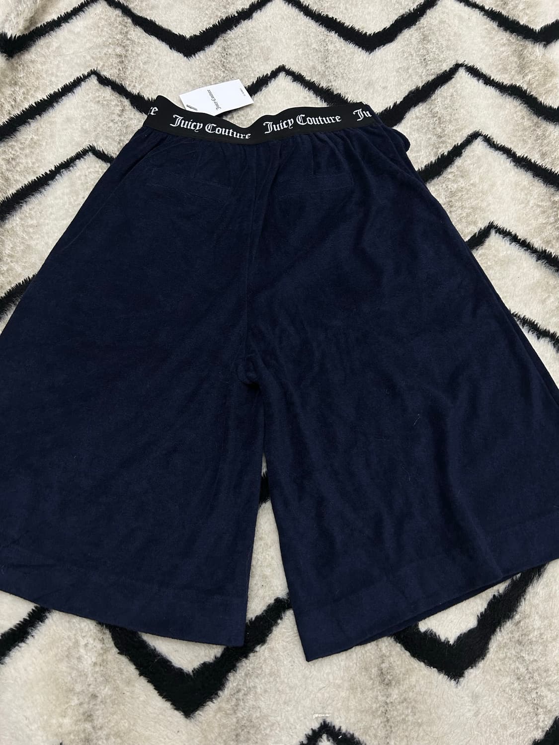 [55]쥬시꾸뛰르 테리 스커트 반바지/다크네이비 상품이미지3