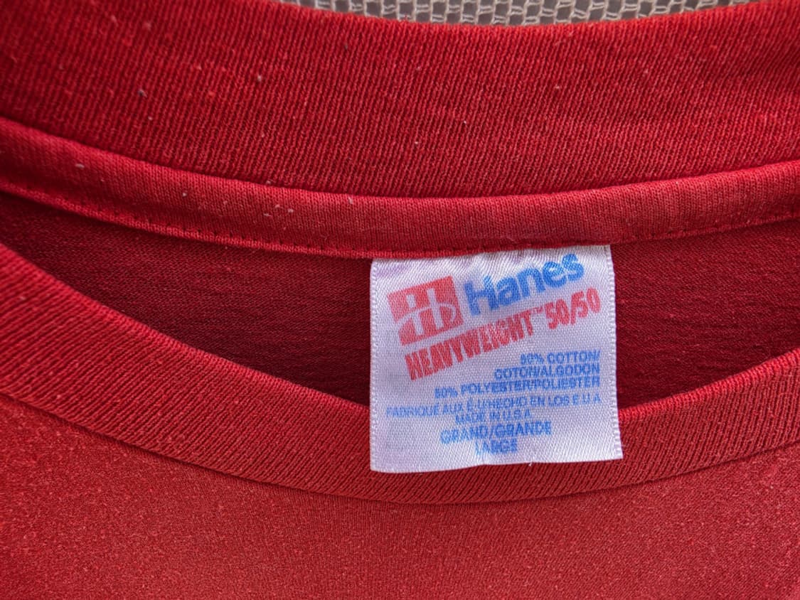 90s 헤인즈 롱비치 마라톤 싱글스티치 (made in usa) 상품이미지5