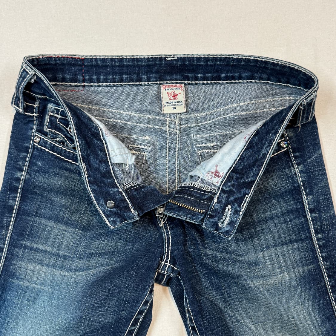 30inch) 트루릴리전 로우라이즈 부츠컷 데님 청바지 상품이미지7