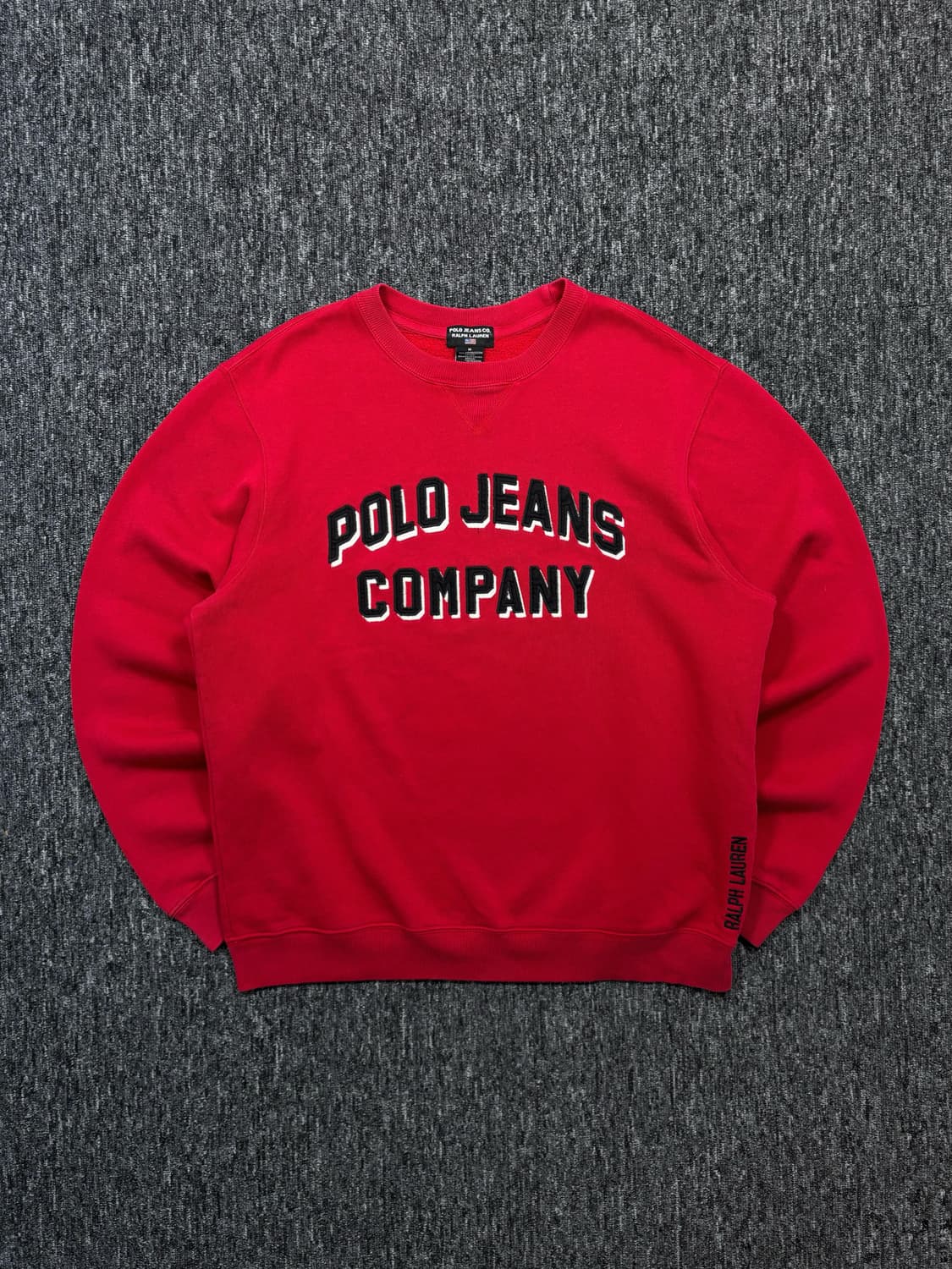 폴로 진스 레드 맨투맨 상품이미지4