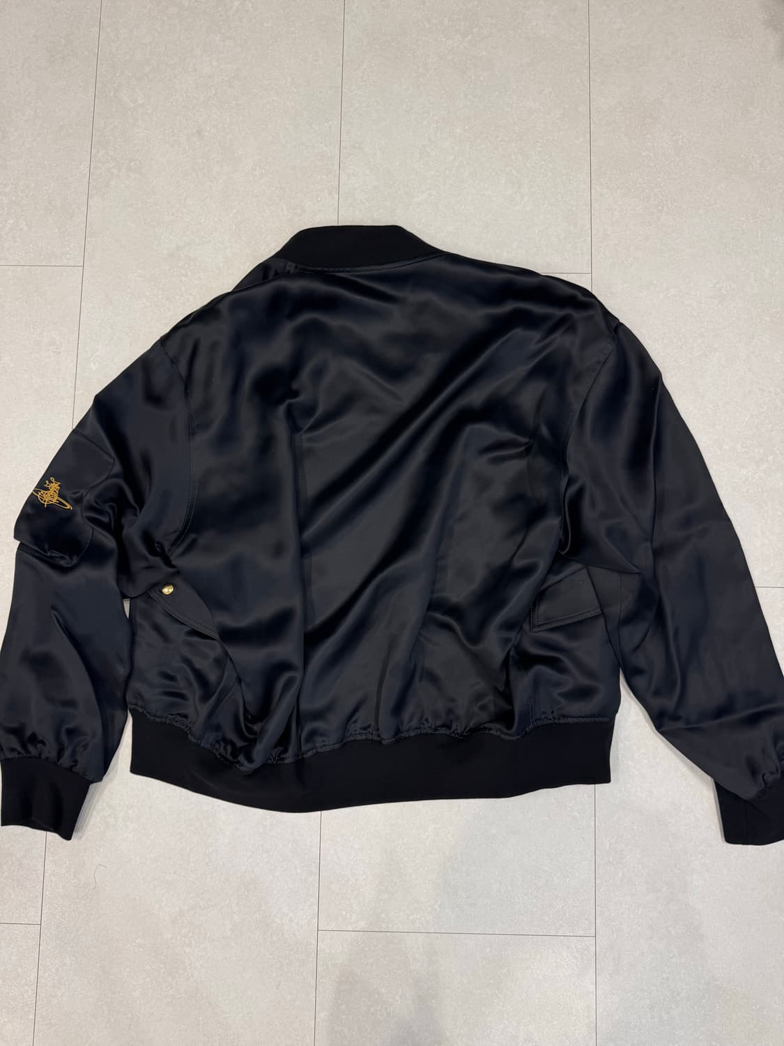 (새상품) 비비안웨스트우드 Bernardo 봄버 블루종 자켓 M 상품이미지9