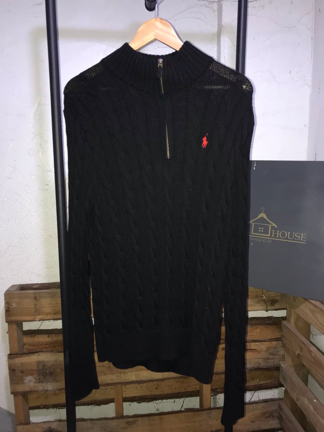  Polo Ralph Lauren Semi Zip-Up Black 상품이미지6