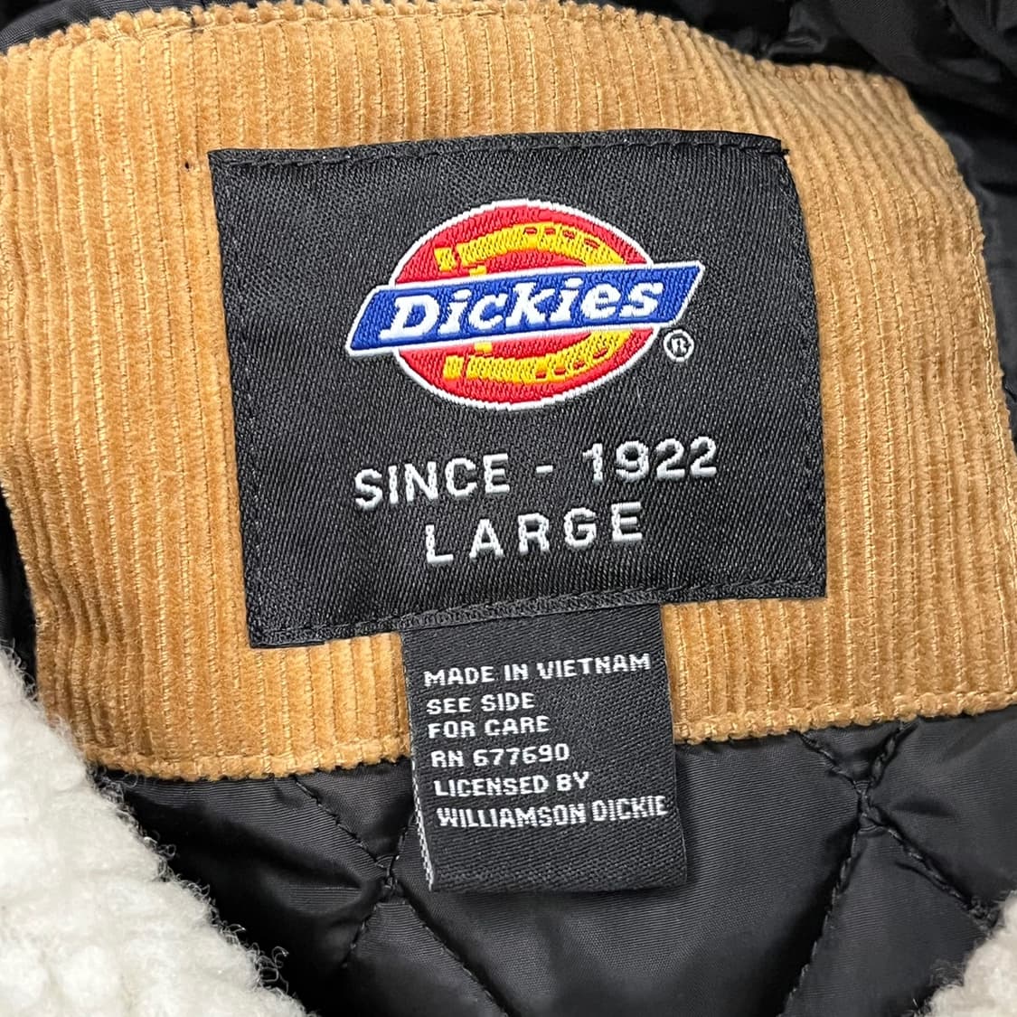 [정품/L] 디키즈 코듀로이 쉐르파 자켓 b14 상품이미지5