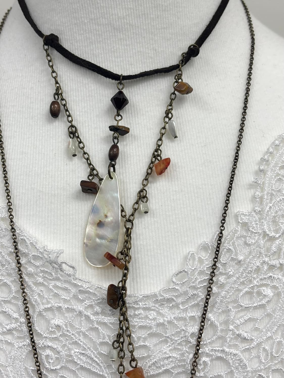 빈티지 보헤미안 목걸이 세트 상품이미지2