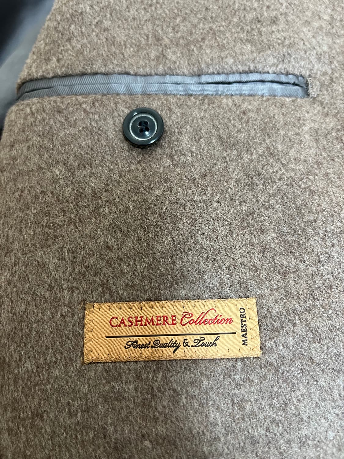 마에스트로 알베로 캐시미어 더블 코트 / 스킨 톤 브라운 95 상품이미지4