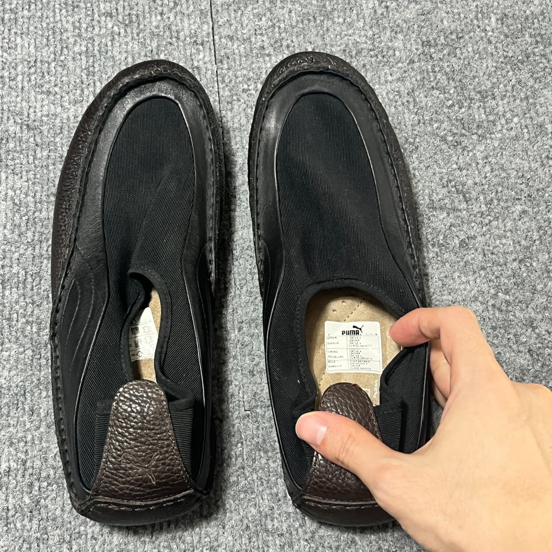 푸마 누알라 puma nuala 레더 플랫 슈즈 250 상품이미지3